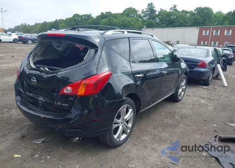 2009 Nissan Murano Le from USA, damaged, VIN JN8AZ18W89W103190
